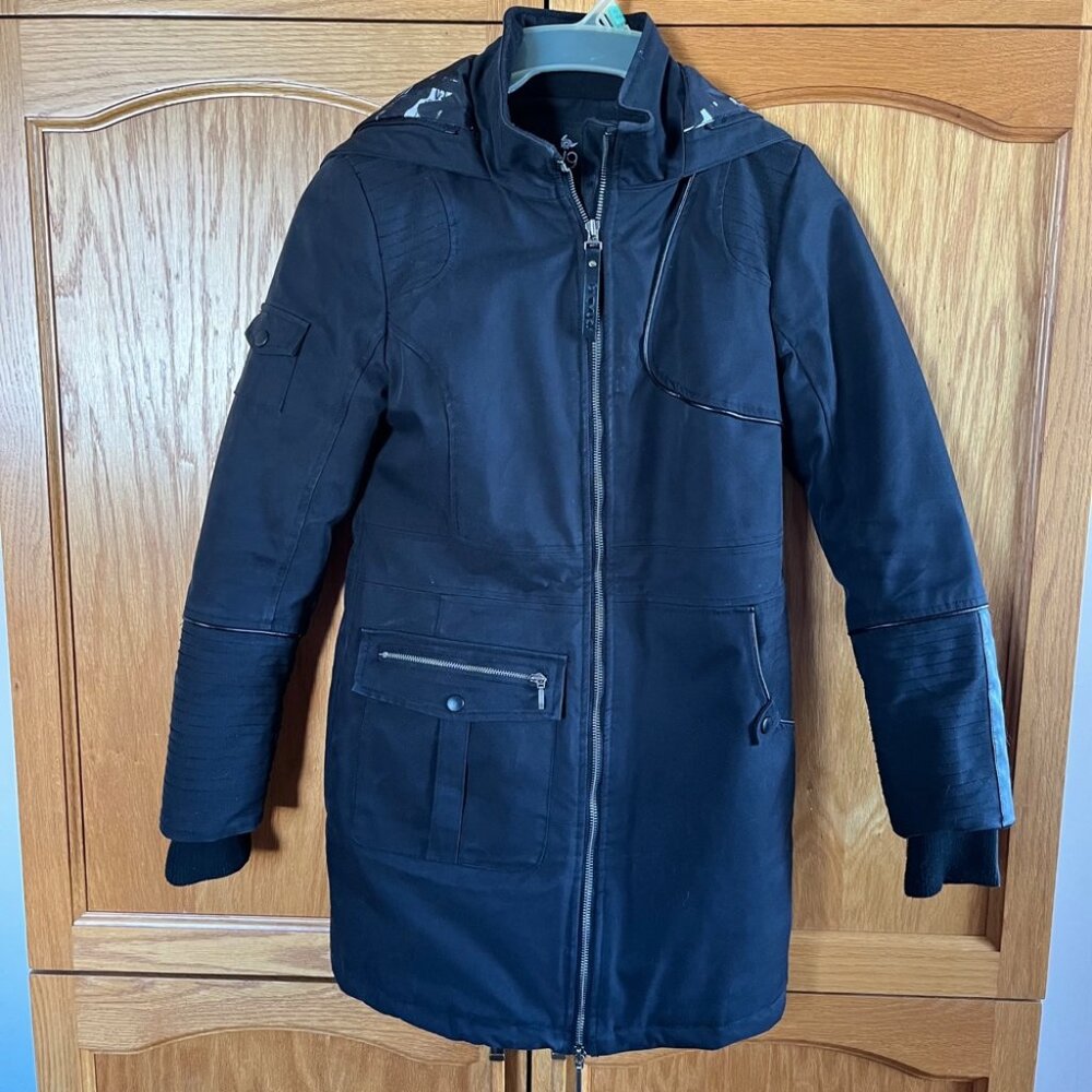 Women's Black Insulated winter Jacket - Picture 1 of 16